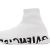 Speed Graffiti Trainer Wit-Zwart