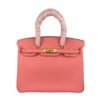 Birkin 30 Rose Candy Togo Goud