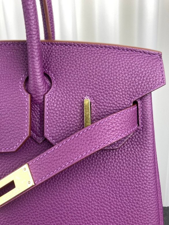 Birkin 30 Epsom Anemony GHW - Afbeelding 8