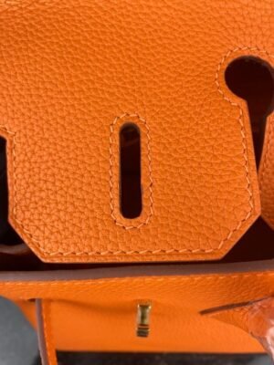 Alternative view of Birkin 30 Abricot Orange Apricot Epsom leer met gouden hardware
