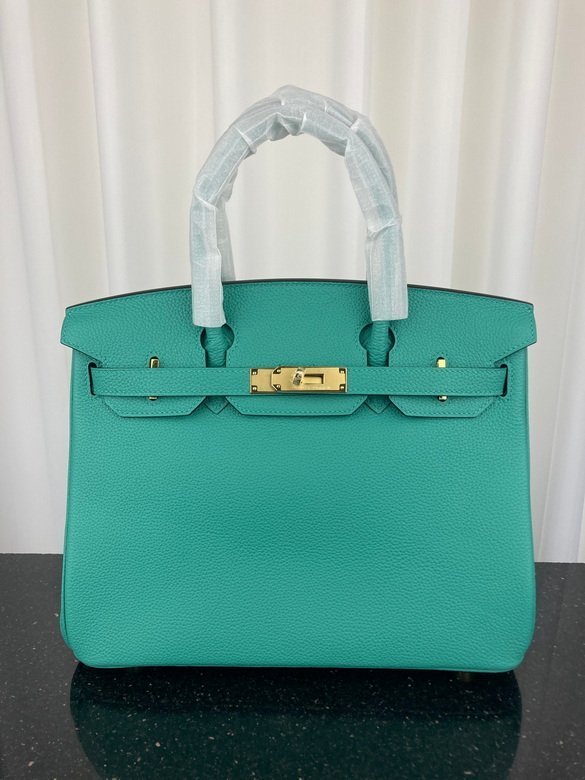 Birkin 30 Blue Peacock Epsom - Afbeelding 5