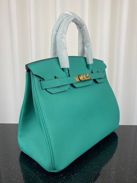 Birkin 30 Blue Peacock Epsom - Afbeelding 7