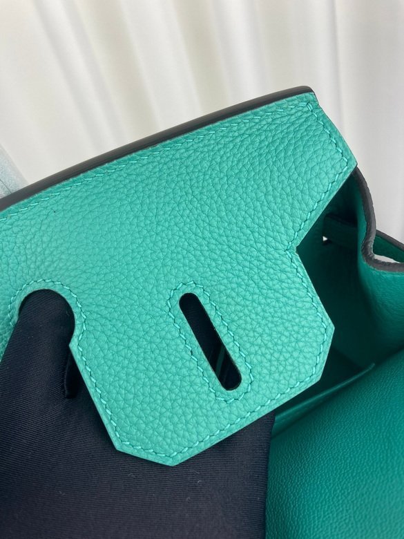 Birkin 30 Blue Peacock Epsom - Afbeelding 6