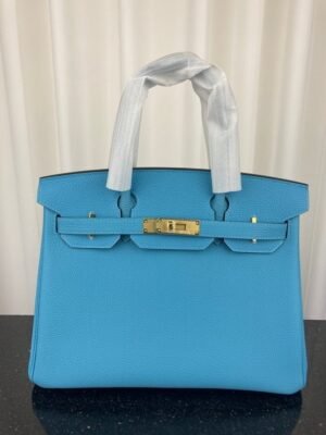 Alternative view of Birkin 25 Blauw Celeste Sellier