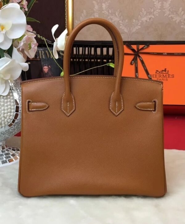 Birkin 30 Epsom Light Koffie - Afbeelding 4