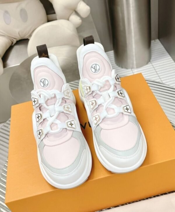 Dames LV Archlight Sneaker 1aacnd Lichtroze - Afbeelding 2