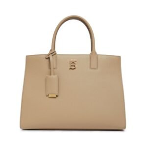 Frances leren tas beige 32,5 cm
