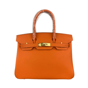 Birkin 30 Abricot Orange Apricot Epsom leer met gouden hardware