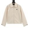 Fluwelen denim blousonjack.