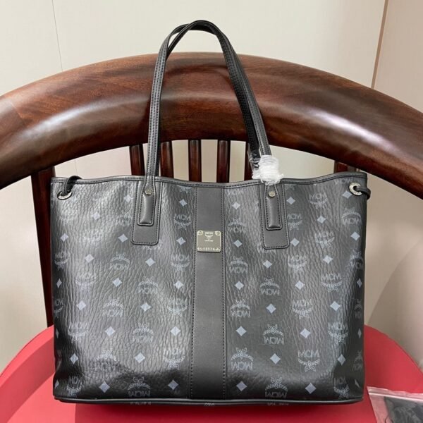 Liz Visetos Shopper Medium Schwarz 36 cm - Afbeelding 2