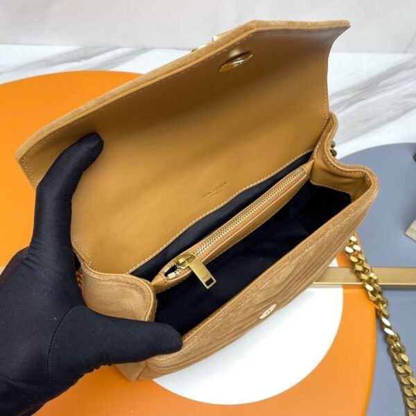 College Medium Suede Golden Leaf 24 cm - Afbeelding 6