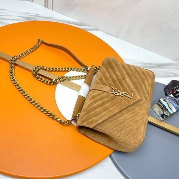 College Medium Suede Golden Leaf 24 cm - Afbeelding 3