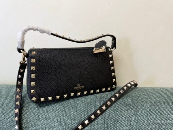 Gravani Rockstud Kleine Schoudertas met Rits 19cm - Afbeelding 4