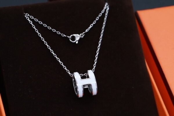 Hanger Mini Pop H Wit/Zilver - Afbeelding 5