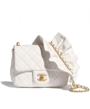 Gewatteerde Mini Romance Wit 17 cm