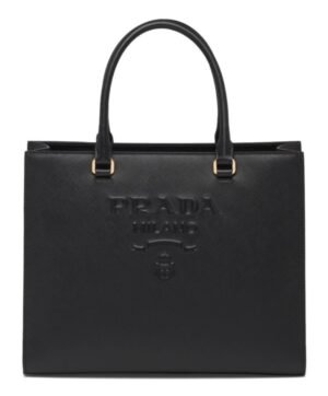 Saffiano Zwart 28 cm