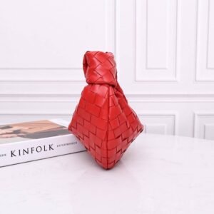 Alternative view of Intrecciato Leer Mini Jodie Rood 26 cm
