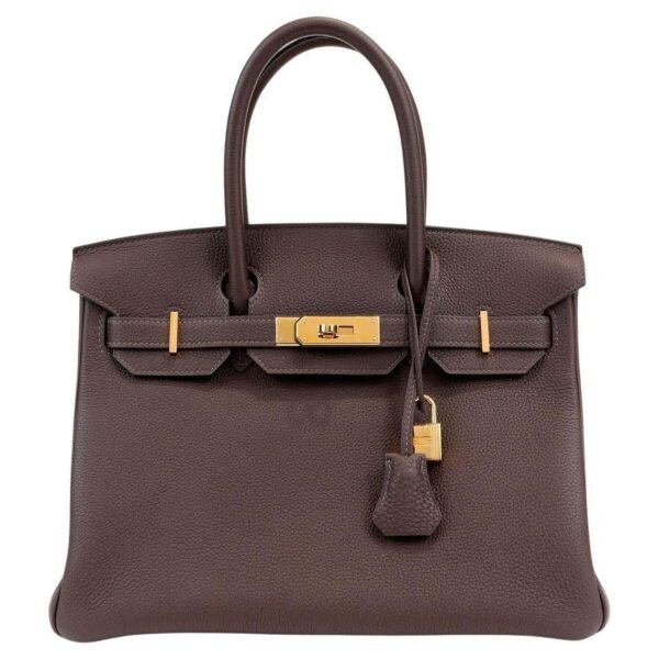Espresso Bruin Togo 35 cm Birkin