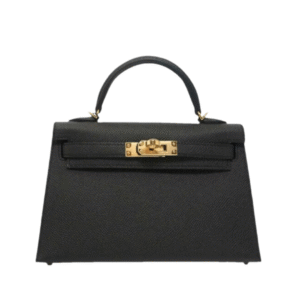 Kelly Epsom Zwart/Goud 20cm